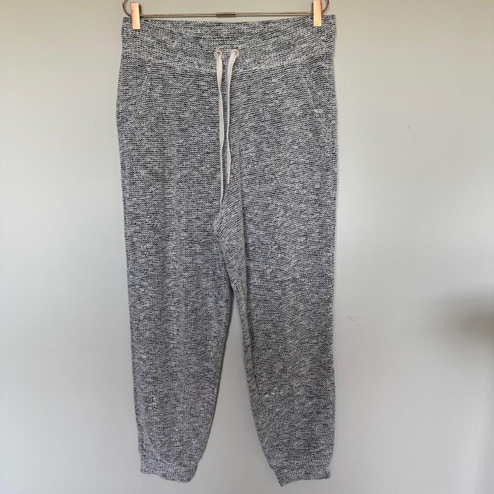Aerie OFFLINE Womens Snowday Jogger Pants XL Black Knit Drawstring Lounge Cozy - Picture 2 of 10